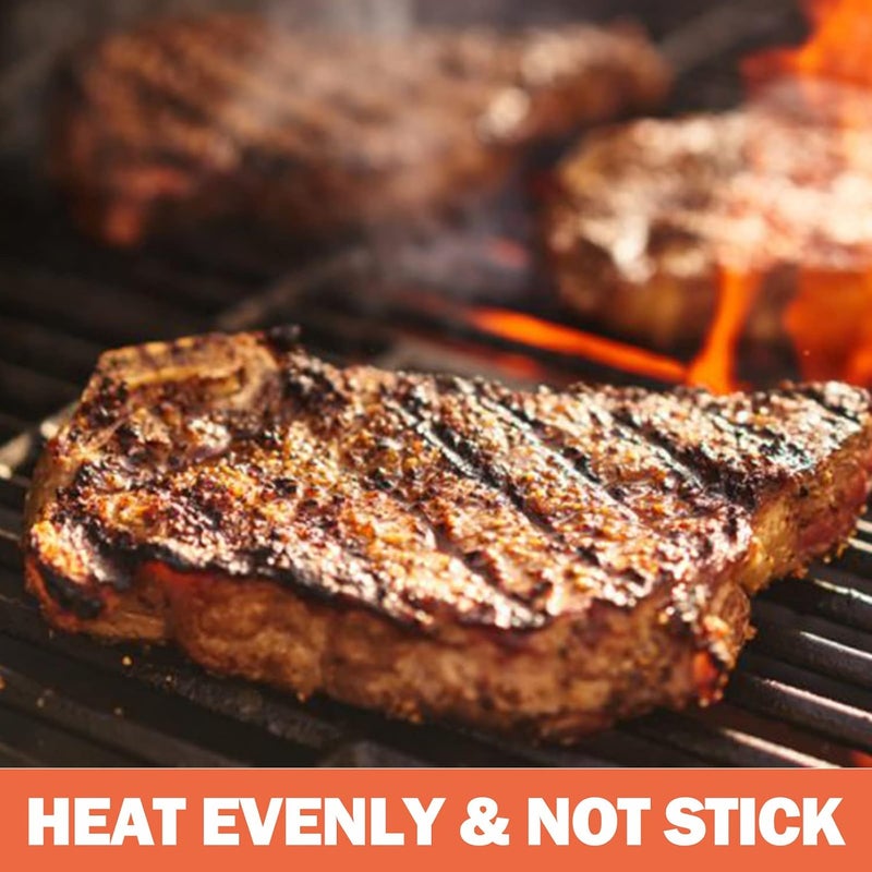 Utheer 17 inch Cast Iron Cooking Grate for Charbroil Tru Infrared 463255020 463242716 463242715 463276016 466242715 466242815 463257520, Replacement Grill Parts for Nexgrill 720-0882A - Image 3